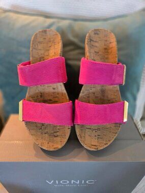 Vionic Atlantic Pepper Wedge Sorbet Size 7